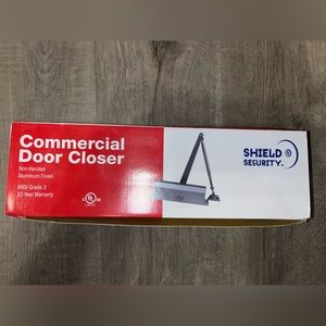 Shield Security 909160 aluminum heavy duty commercial door closer size 3